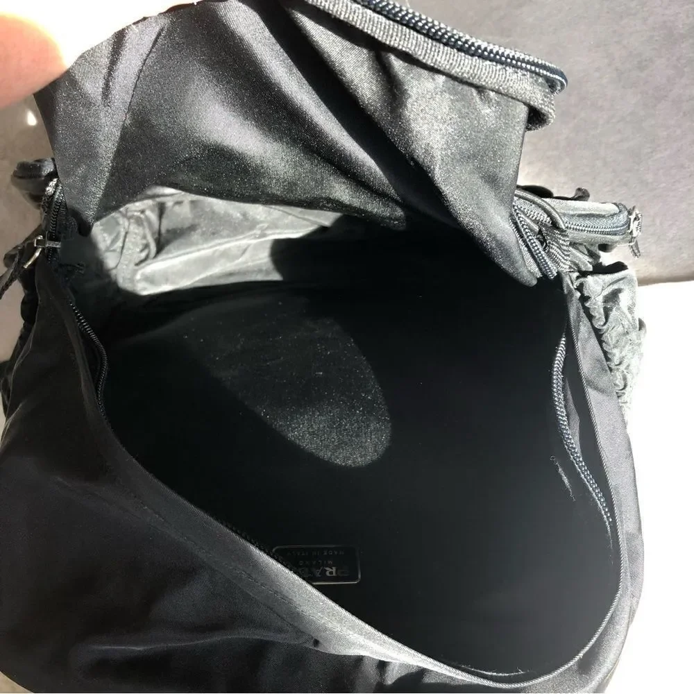 Vintage Prada Tessuto Toggle Backpack